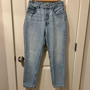 Everlane Curvy 90’s Cheeky Straight Jeans button fly size 28